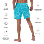 Men's Water Waves Swim Trunks