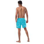 Men's Water Waves Swim Trunks