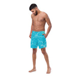 Men's Water Waves Swim Trunks