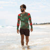 Red Flaire Men's Rash Guard